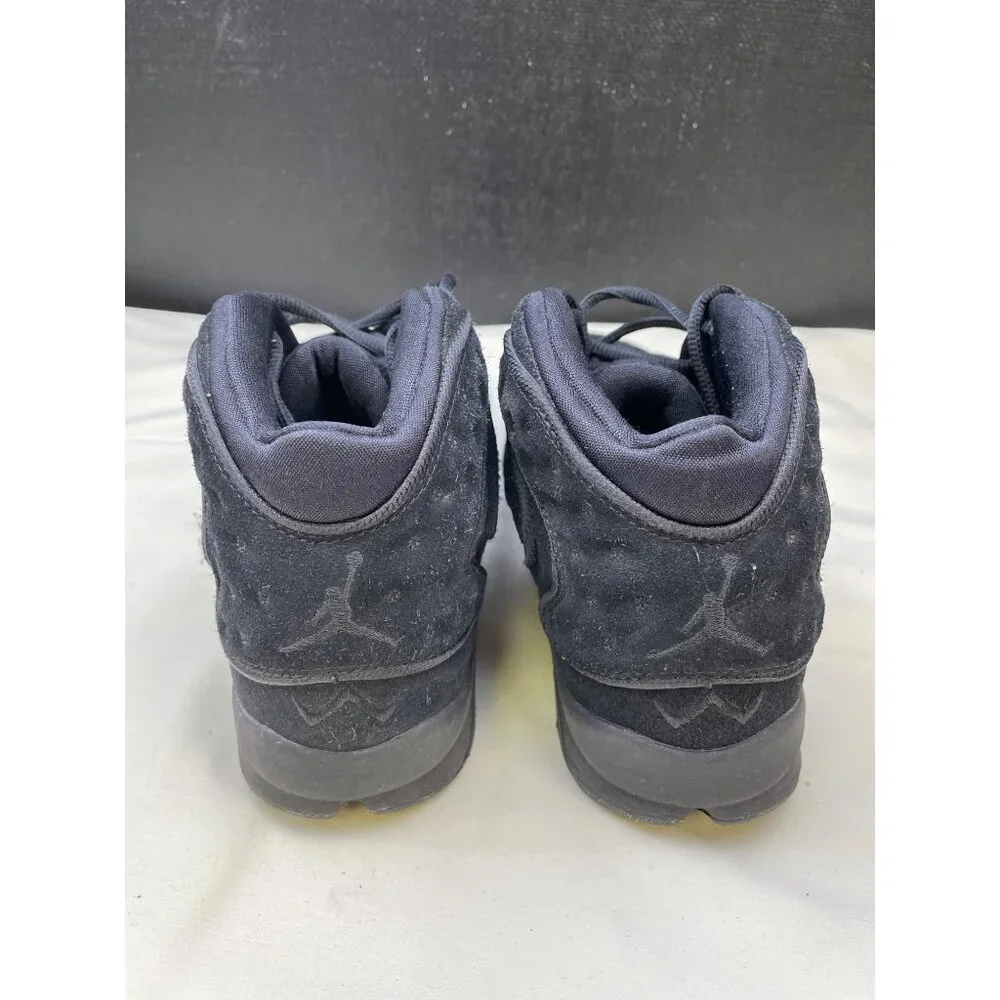 Jordan Womens Black Metallic Gold Sneakers Shoes Size 10 SKU 6810 - Picture 5 of 9